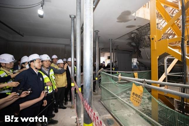 검단 지하주차장 붕괴 사고 현장/사진=국토교통부 제공