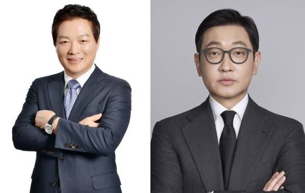 이번 인사에서 사장으로 승진한 박주형 신세계백화점 대표(왼쪽)와 문성욱 시그나이트 대표(오른쪽). /신세계