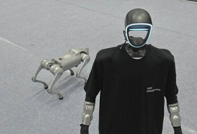 유니트리 GO2와 G1 (사진=지디넷코리아 신영빈 기자)