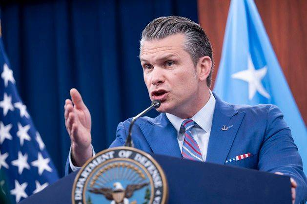 피트 헤그세스 미국 국방부 장관이 지난 6월26일 미 워싱턴DC 인근 국방부 청사에서 기자회견하고 있다. ⓒ AP/뉴시스