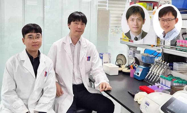 왼쪽부터 의과학대학원 홍세명 박사과정, 김창곤 박사, 김준 교수, 김지훈 교수. KAIST 제공