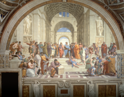 라파엘로, ‘아테네 학당’, 1511년쯤. /사진 위키피디아