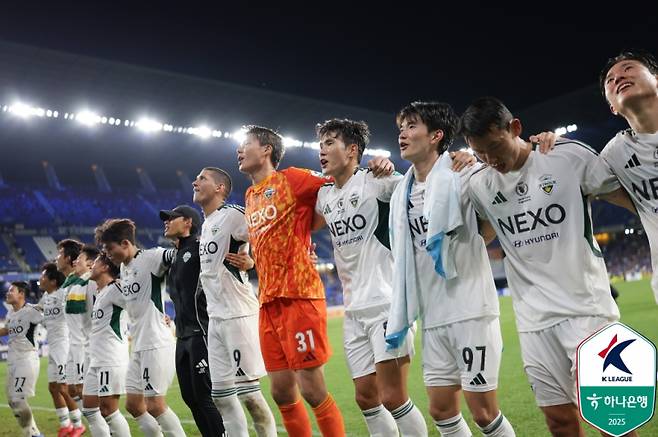 전북 현대 선수단. 사진=프로축구연맹