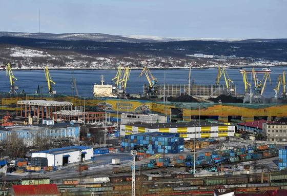 북동항로의 핵심 역할을 할 러시아 무르만스크 항구. 연합뉴스