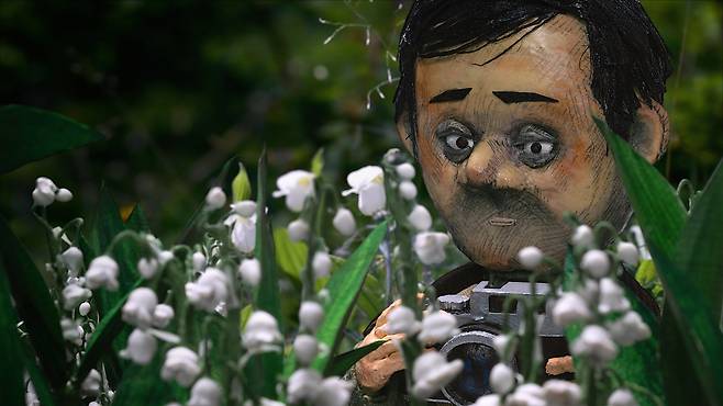 A still from director Yoo Lee's stop-motion film ″A Man Who Takes Pictures of Flowers,″ which was invited to this year's Busan International Film Festival [AARON WISE]