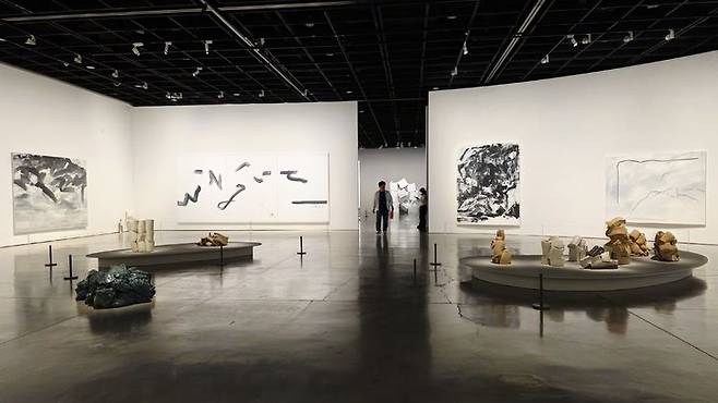 [사진=박현주 미술전문기자]대구미술관 이강소 회고전 전시 전경 *재판매 및 DB 금지