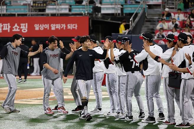 ▲ 정규시즌 1위 확정이 코앞으로 다가온 LG ⓒLG트윈스