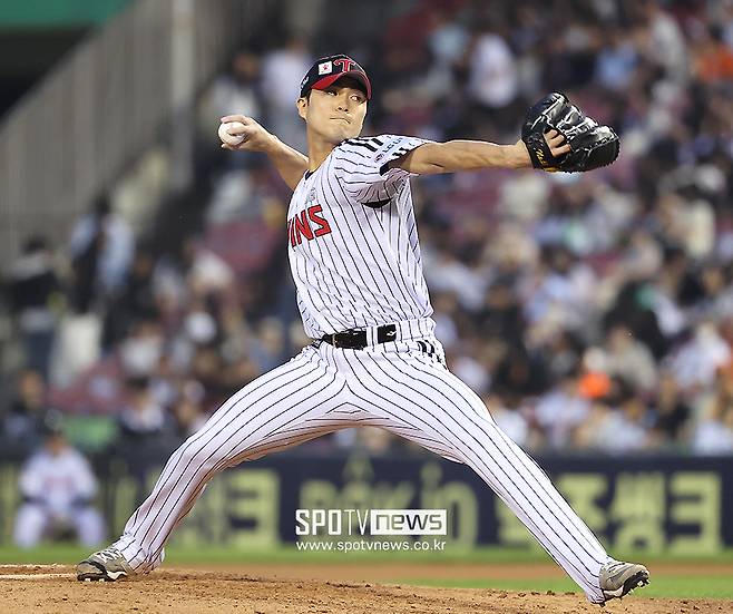 ▲ 24일 창원 NC전에서 아쉬운 경기 내용과 결과를 남긴 백승현 ⓒ곽혜미 기자