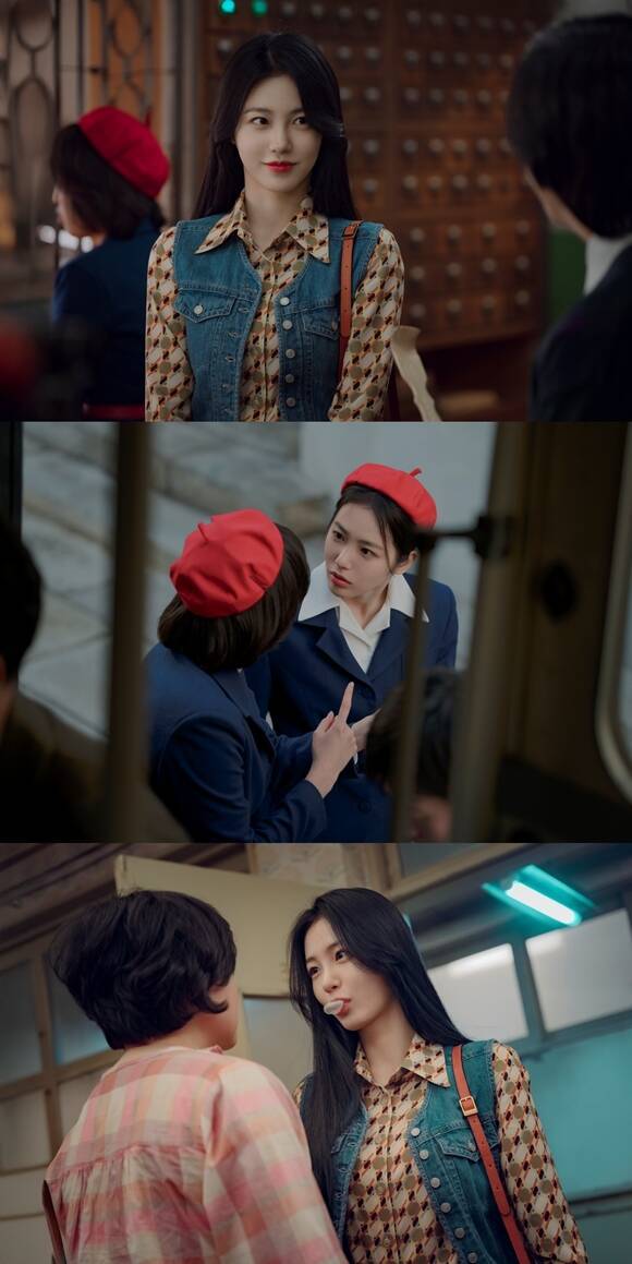 신예은은 '백번의 추억'에서 신입 버스 안내양 서종희 역으로 다채로운 매력을 선보이는 중이다. /SLL