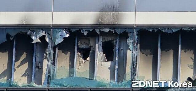 첫 화재 발생 지점.