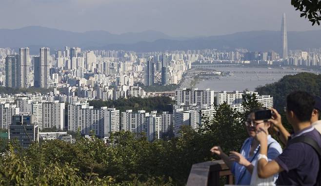 서울 아파트 전경. 뉴시스