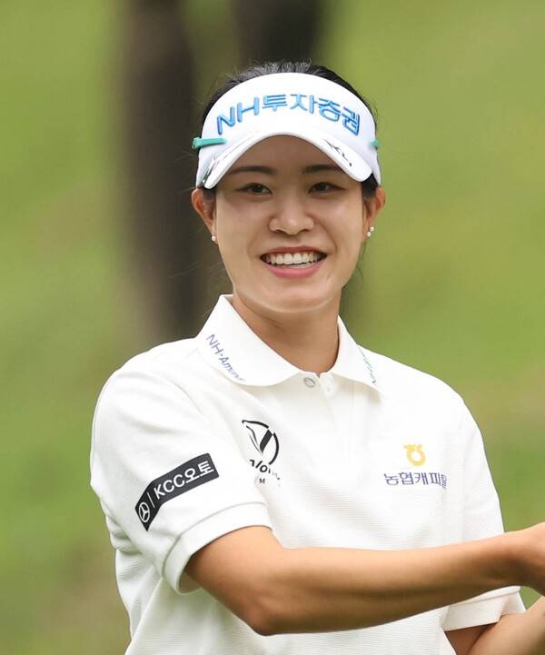 2025년 한국여자프로골프(KLPGA) 투어 메이저 대회 하이트진로 챔피언십에 출전한 박민지 프로. 사진제공=KLPGA (사진을 무단으로 사용하지 마십시오.)