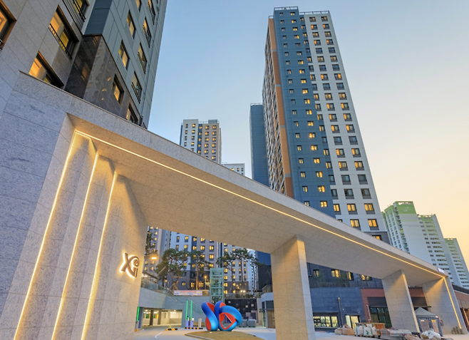 민간참여 공공주택사업으로 지어진 경기 성남시 위례 자이더시티 전경 [사진출처=국토부]