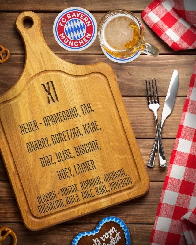 뮌헨은 골키퍼 노이어를 시작으로 보이-우파메카노-타-라이머-고레츠카-비쇼프-올리세-그나브리-디아스-케인이 선발 출전한다. 사진=바이에른 뮌헨 SNS