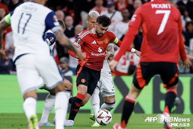 맨유 주장 브루노 페르난데스. 사진=AFPBBNews=News1