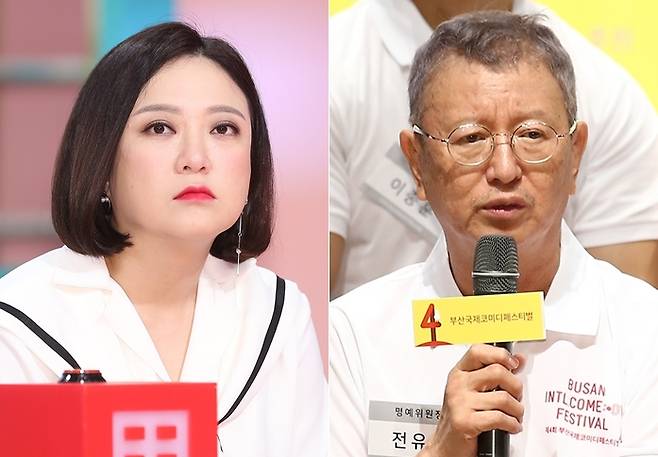 ▲ 김숙, 故전유성. ⓒ스포티비뉴스 DB