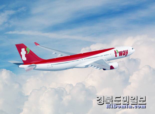 티웨이항공 여객기. 사진=티웨이항공 제공