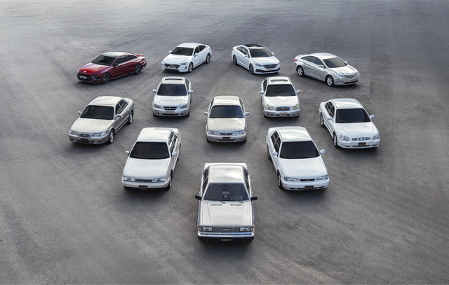 현대자동차 쏘나타 라인업. HMG저널