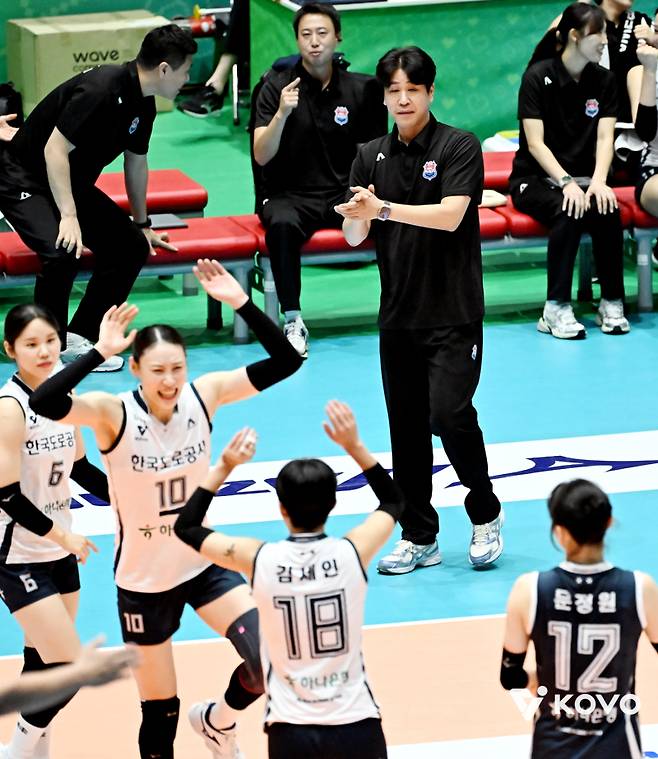 한국도로공사 선수단. 사진=KOVO 제공