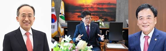 추경호 국민의힘 의원, 배광식 북구청장, 이만규 대구시의회 의장(왼쪽부터) [사진=각 단체 ]