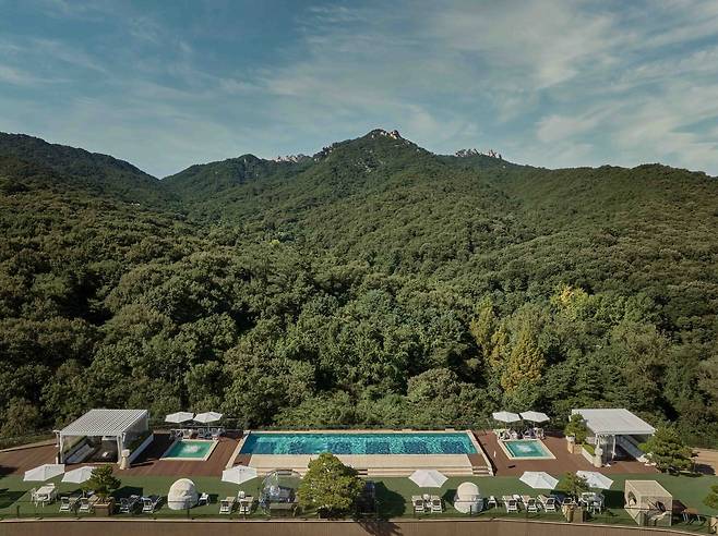 안토 회원 전용 인피니티풀. 사진=한화호텔앤드리조트 제공