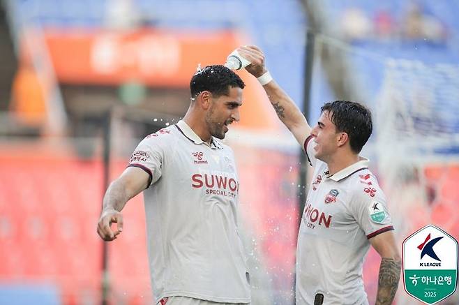 [서울=뉴시스] 프로축구 K리그1 수원FC의 싸박. (사진=한국프로축구연맹 제공) *재판매 및 DB 금지