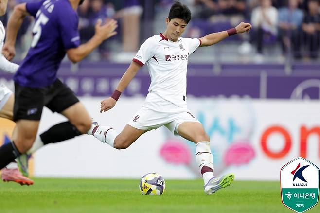 광주FC 박인혁. /사진=한국프로축구연맹 제공