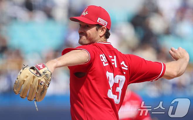 SSG 랜더스 외국인 투수 드류 앤더슨. 2025.3.8/뉴스1 ⓒ News1 공정식 기자