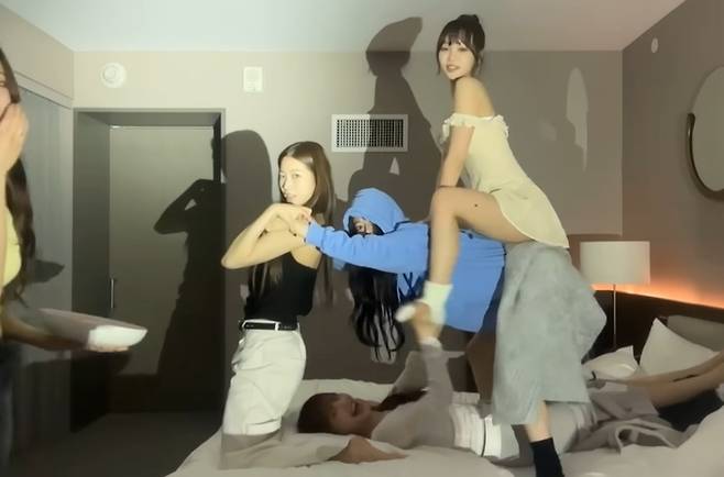 사진 | 르세라핌 유튜브채널 ‘토마토 사태입니다’ 영상 캡처