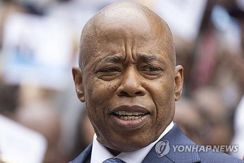 에릭 애덤스 뉴욕시장. EPA 연합뉴스 자료사진