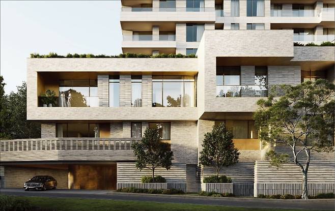 서울 강남구에 조성 중인 고급 주택 '라브르27'