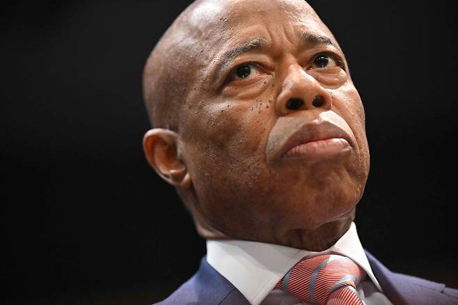 에릭 애덤스 미국 뉴욕 시장 {AFP]