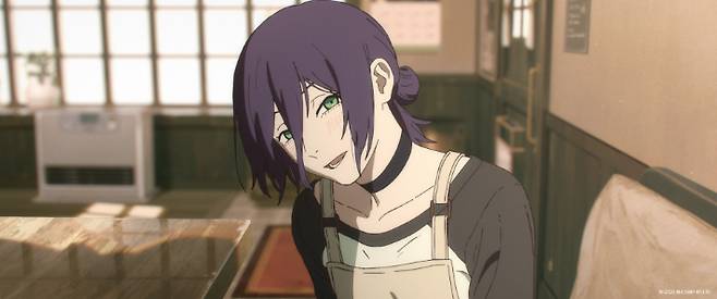 애니메이션 '극장판 체인소 맨: 레제편' 스틸컷. 소니 픽쳐스 제공