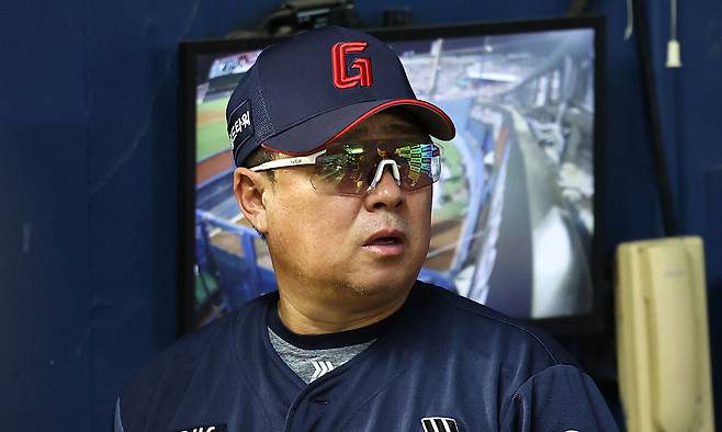 롯데 김태형 감독. 뉴시스