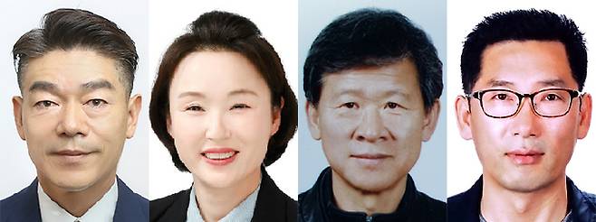 ▲ 예천 2026 지방선거 기초의원 라 지역구 출마예상 (왼쪽부터 박재길·김은수·신현규·김주영)
