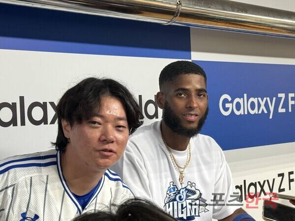 르윈 디아즈(오른쪽). ⓒ스포츠한국 심규현 기자