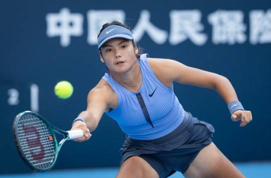 라두카누의 차이나오픈 경기 모습. 사진[EPA=연합뉴스]