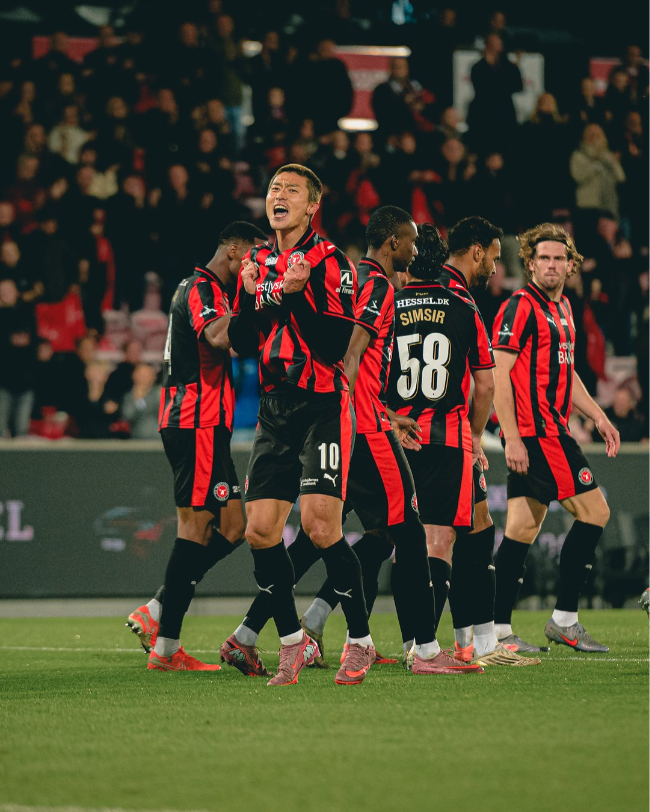 조규성. 사진=미트윌란 SNS