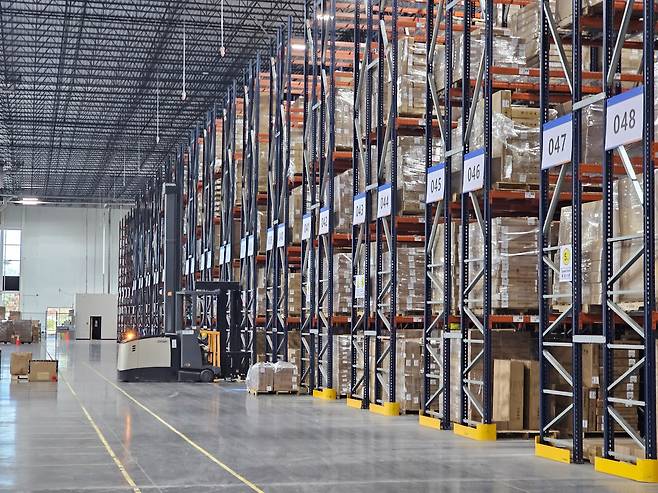 미국에 위치한 시로풀필먼트 물류센터 모습   [시로풀필먼트 홈페이지 캡처]