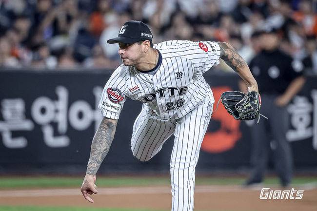 롯데 빈스 벨라스케즈. /롯데 자이언츠 제공