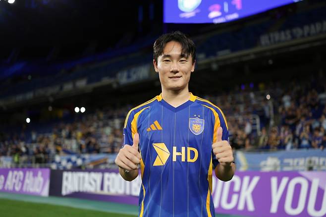 울산HD 공격수 엄원상. /사진=울산HD 제공