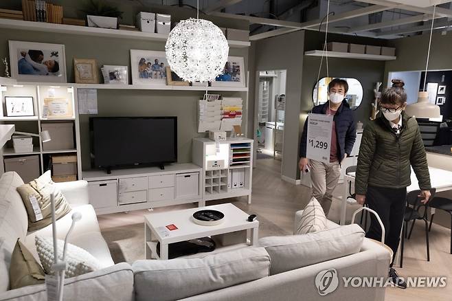 미국의 가구 상점 [EPA 연합뉴스 자료사진]