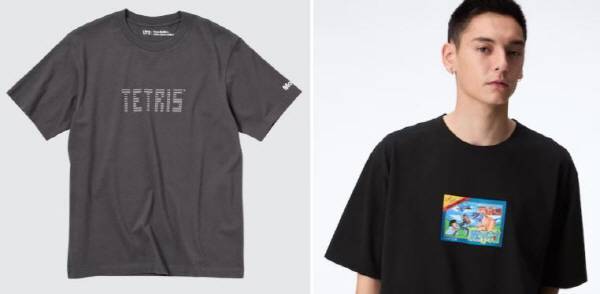 테트리스와 마계촌 티셔츠