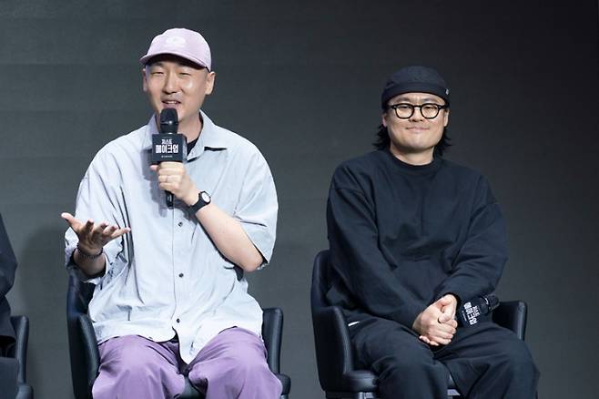 좌측부터 심우진 PD, 박성환 PD. 쿠팡플레이 제공