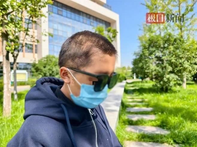 중국에서 곰에게 공격당하고 살아남은 임신부. 극목신문 캡처.