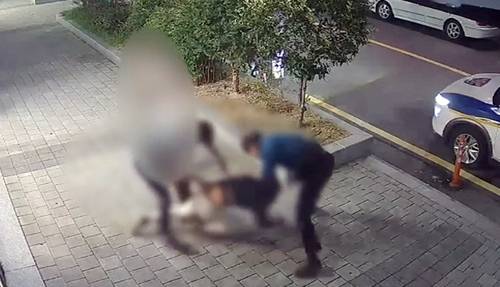 과잉 진압 논란이 된 장면 [독자 제공. 재판매 및 DB 금지]