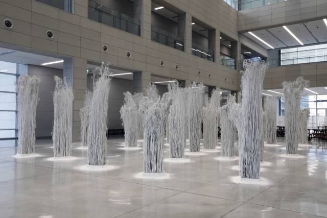 대구미술관에서 전시 중인 이강소 회고전 모습. 대구미술관 제공