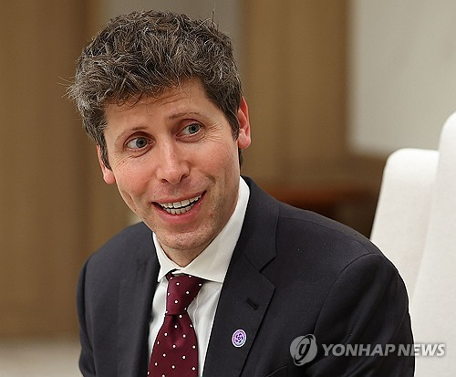 방한한 오픈AI 샘 올트먼 대표 [연합뉴스]