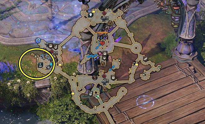 ▲ 해당 위치 퀘스트로 환영석을 획득