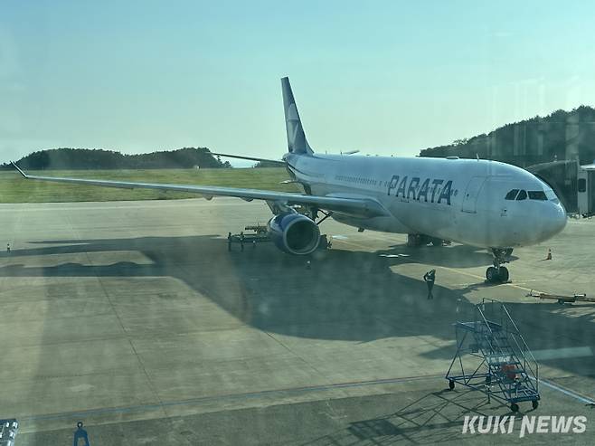 지난 1일, 양양발(發) 제주행(行) 파라타항공의 신규 항공편(WE6701)을 타기 위해 양양국제공항으로 향했다. 송민재 기자